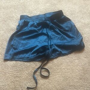 Silky Blue Shorts
